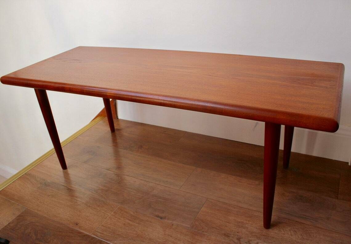 Mid Century Danish Teak Coffee Table By C. F. Christensen For Silkeborg photo for sale