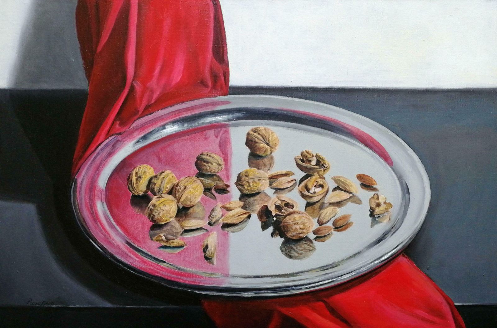Alyona Prokofjeva Walnuts. 2019. Oil On Canvas