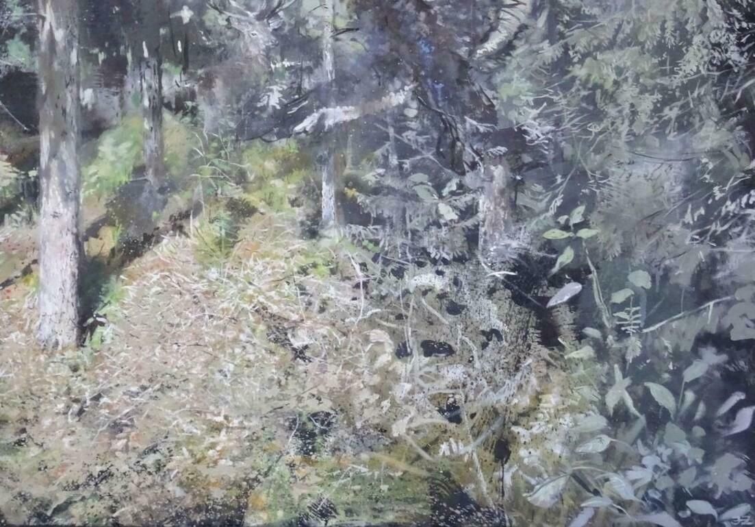 Janis Zingitis In The Realm Of The Forest King. 2017, Oil On Canvas photo furniture