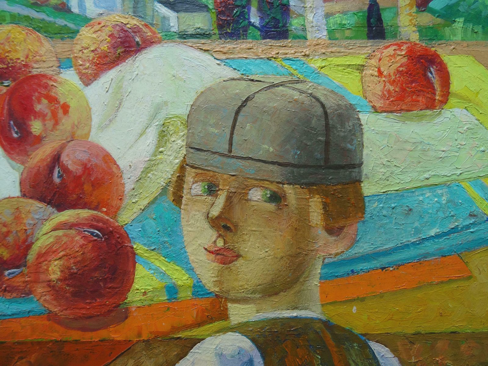Nugzar Kakhiani (Kahiani) Peaches. 2020. Oil On Canvas photo 2454.0