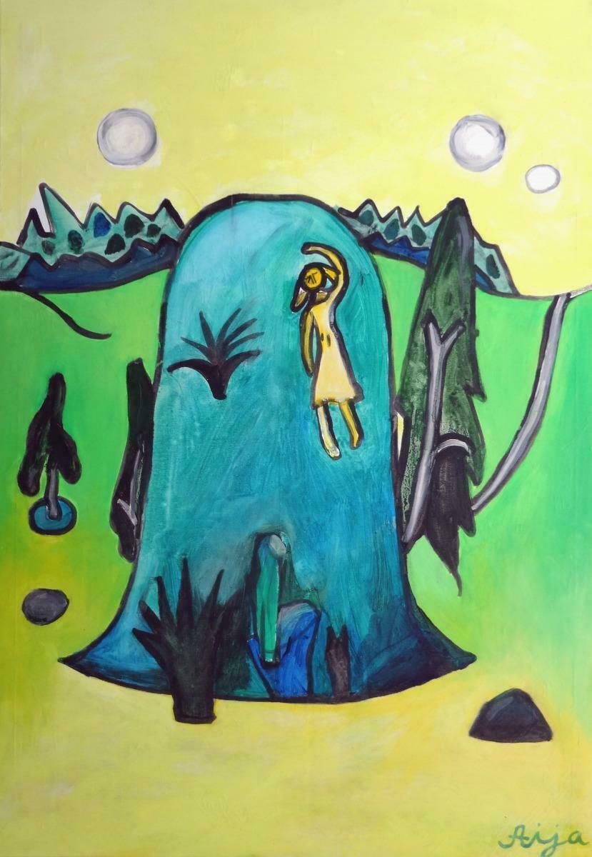 Aija Zarina Hillfort. 2011. Oil And Acrylic On Canvas