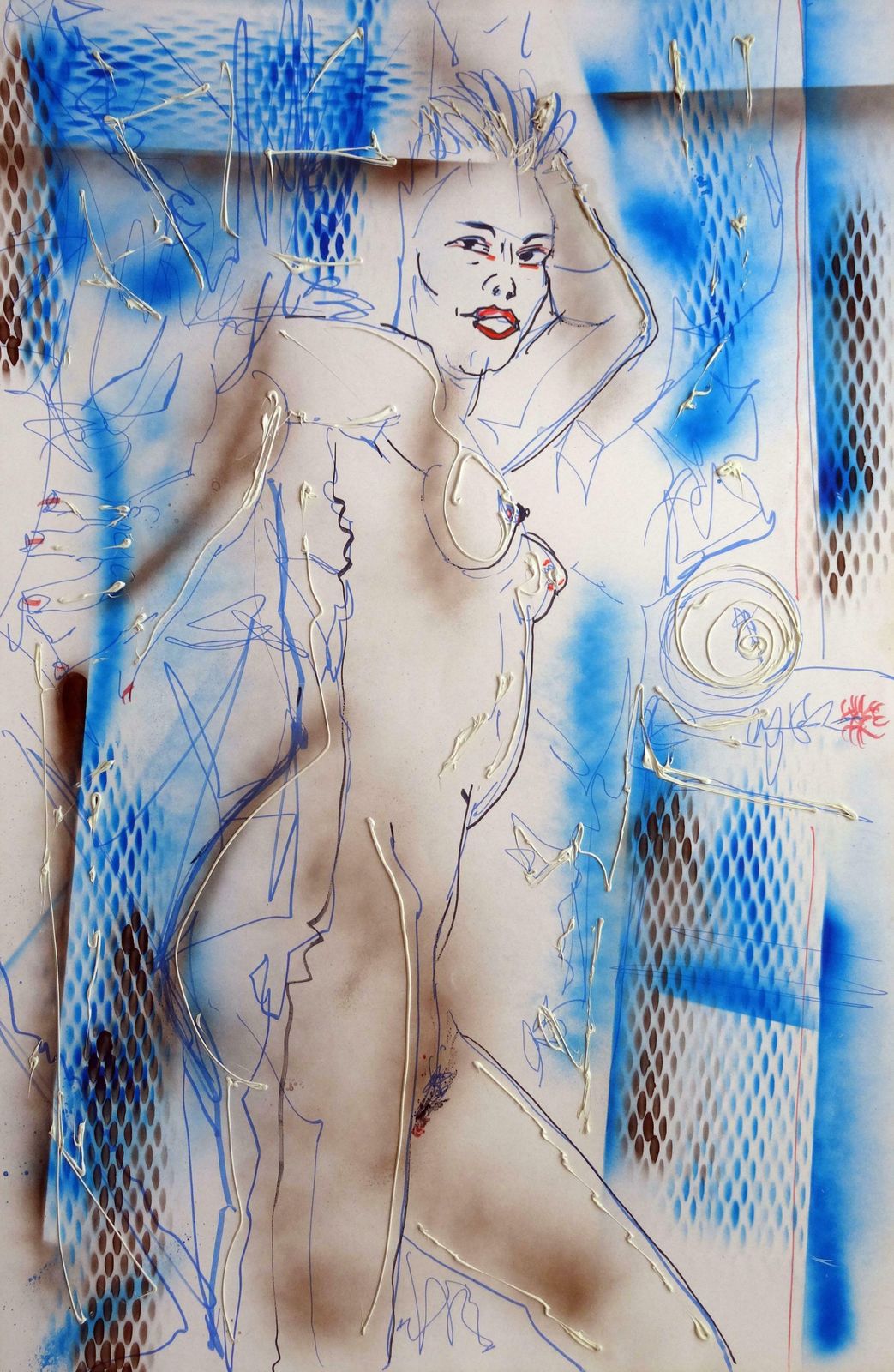Maris Abilevs Mood. 2019. Paper, Mixed Media Art,