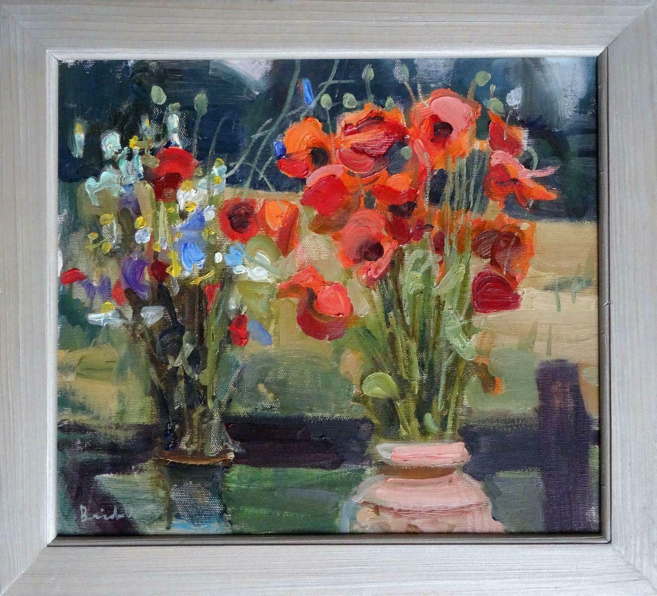 Valery Bayda Poppies. 2016. Oil On Canvas, photo furniture