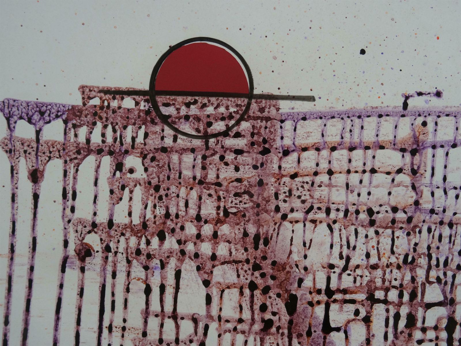 Maris Abilevs Sunset. 2020. Paper, Mixed Media Art photo Art