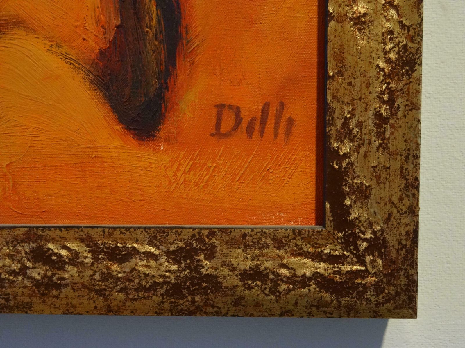 Biruta Delle On The Edge Of The Cliff. 2007, Oil On Canvas photo for sale
