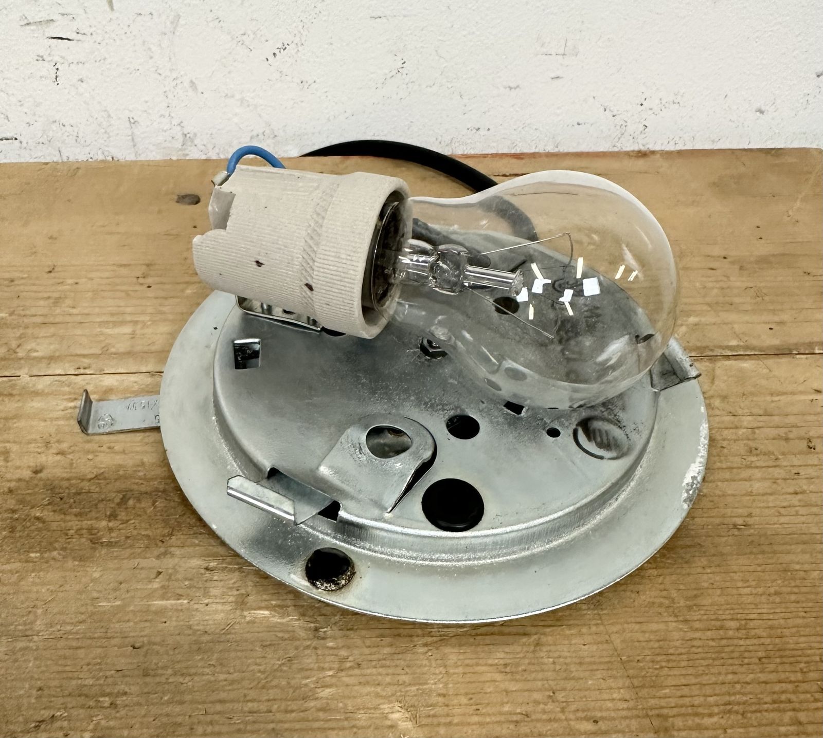 Vintage Emergency Wall Light, 1960s, 3x photo buy