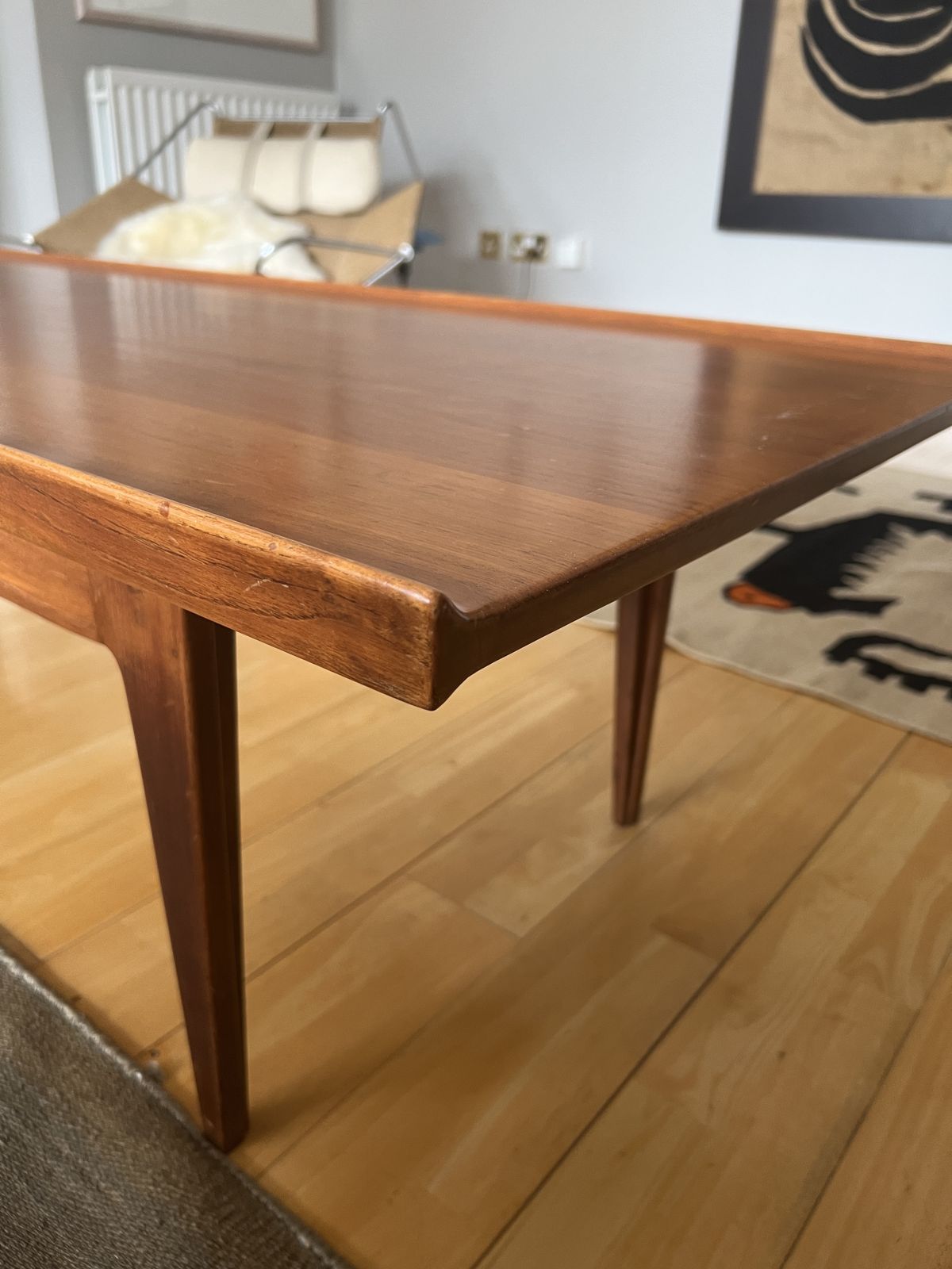 Scandinavian Mid Century  Teak Coffee Table . photo 650.0