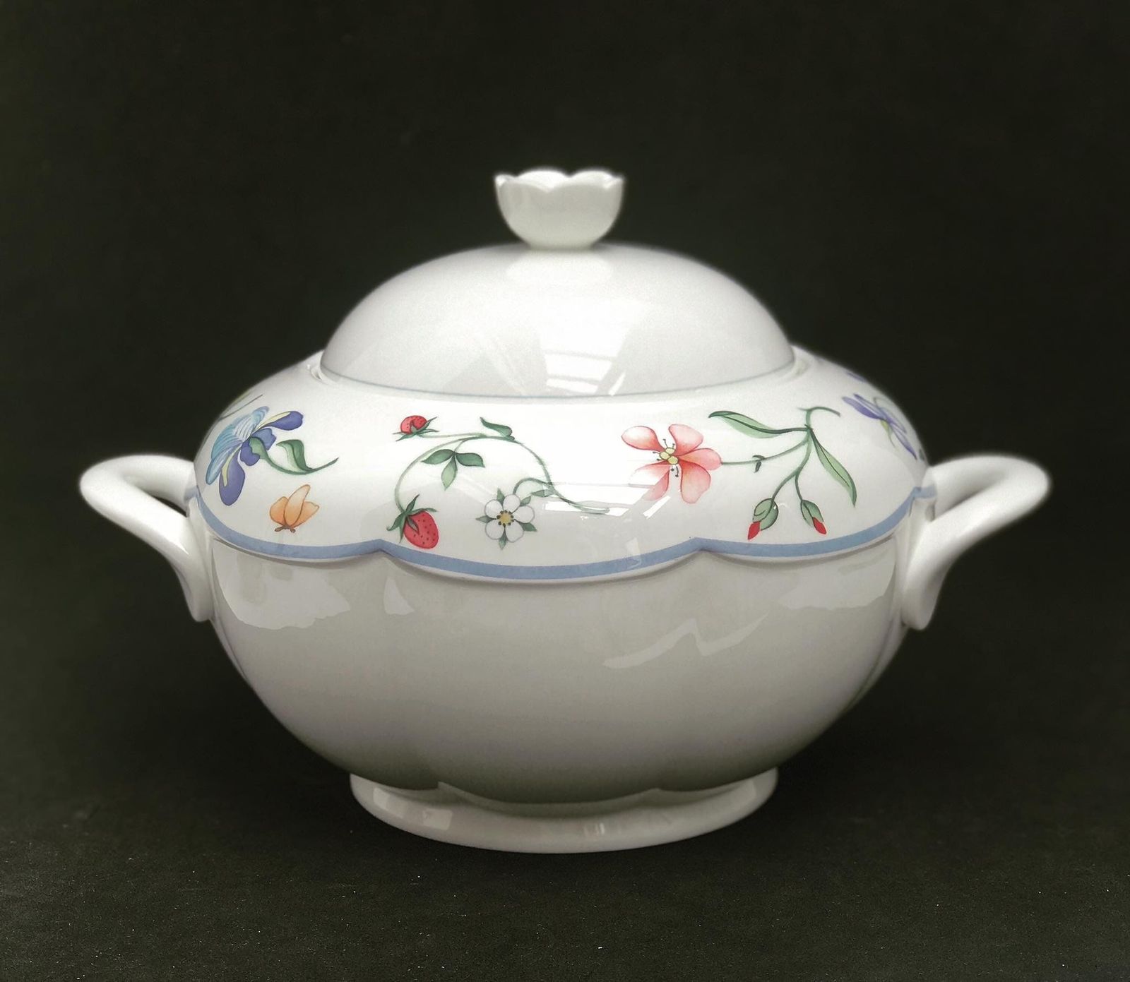 Soepterrine Villeroy & Boch Mariposa – Groenteschaal Met Deksel | Verzamelaarsstuk | Vervangend Servies | Vintage | Niet Meer Leverbaar | Huwelijkscadeau