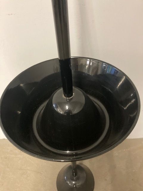 Valet Stand   Ashtray Achille Castiglioni For Zanotta From The 70s In Black photo for sale