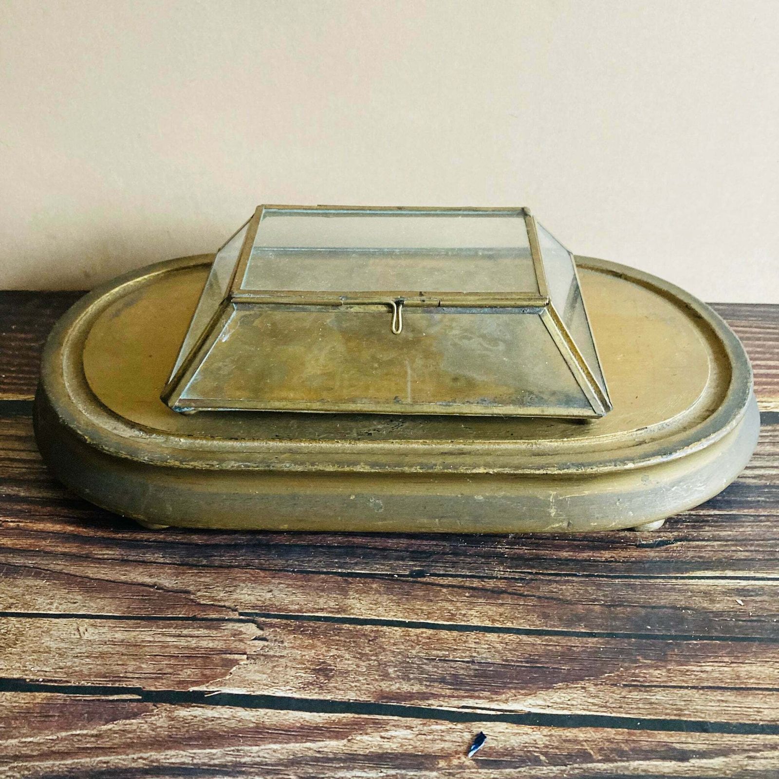 photo furniture French Antique Wooden Dome Base Plinth