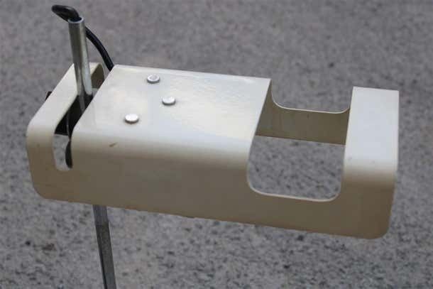 Spider Table Lamp Joe Colombo 1960s White Metal Original Old photo for sale