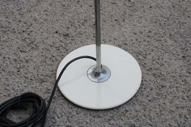 photo for sale Spider Table Lamp Joe Colombo 1960s White Metal Original Old