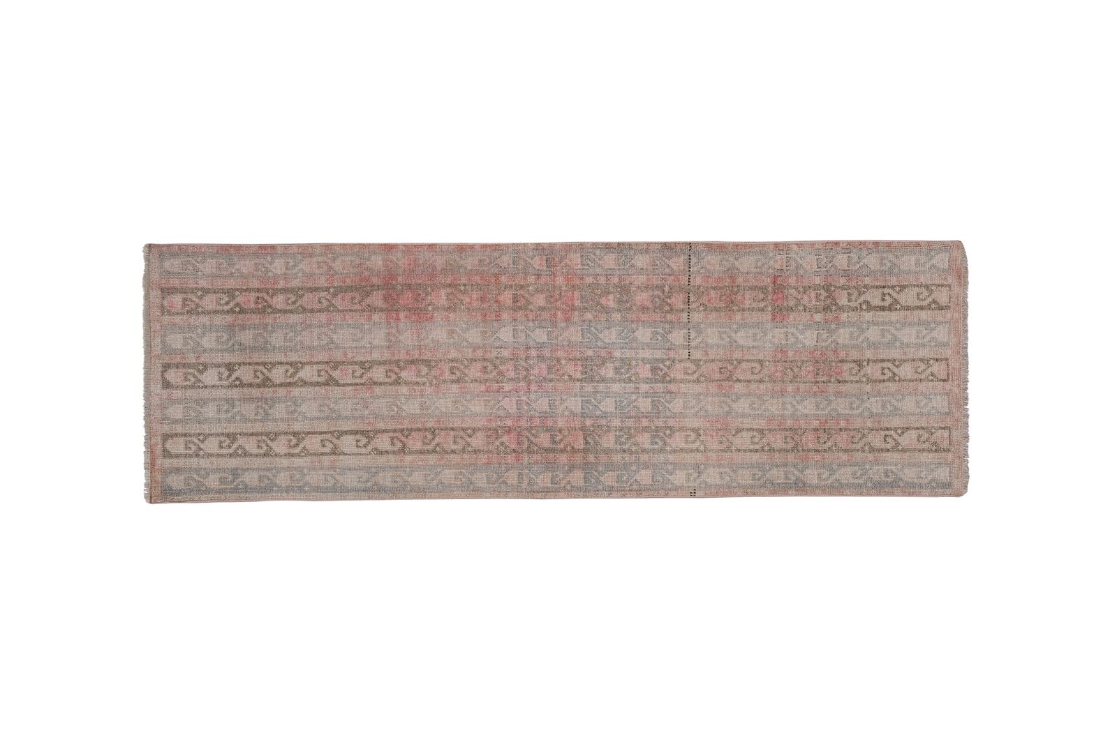 Hand Knotted Turkish Kurdish Runner 2'6'' X 7'7'' photo for sale