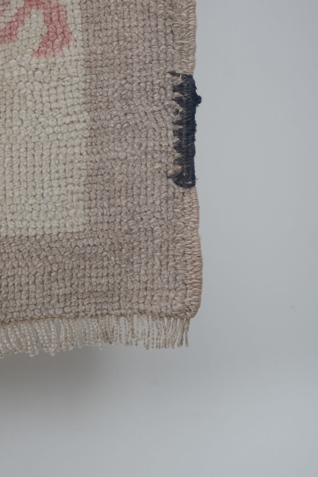 Vintage Faded Light Gray Turkish Oushak Rug 3'1'' X 6'1'' photo buy
