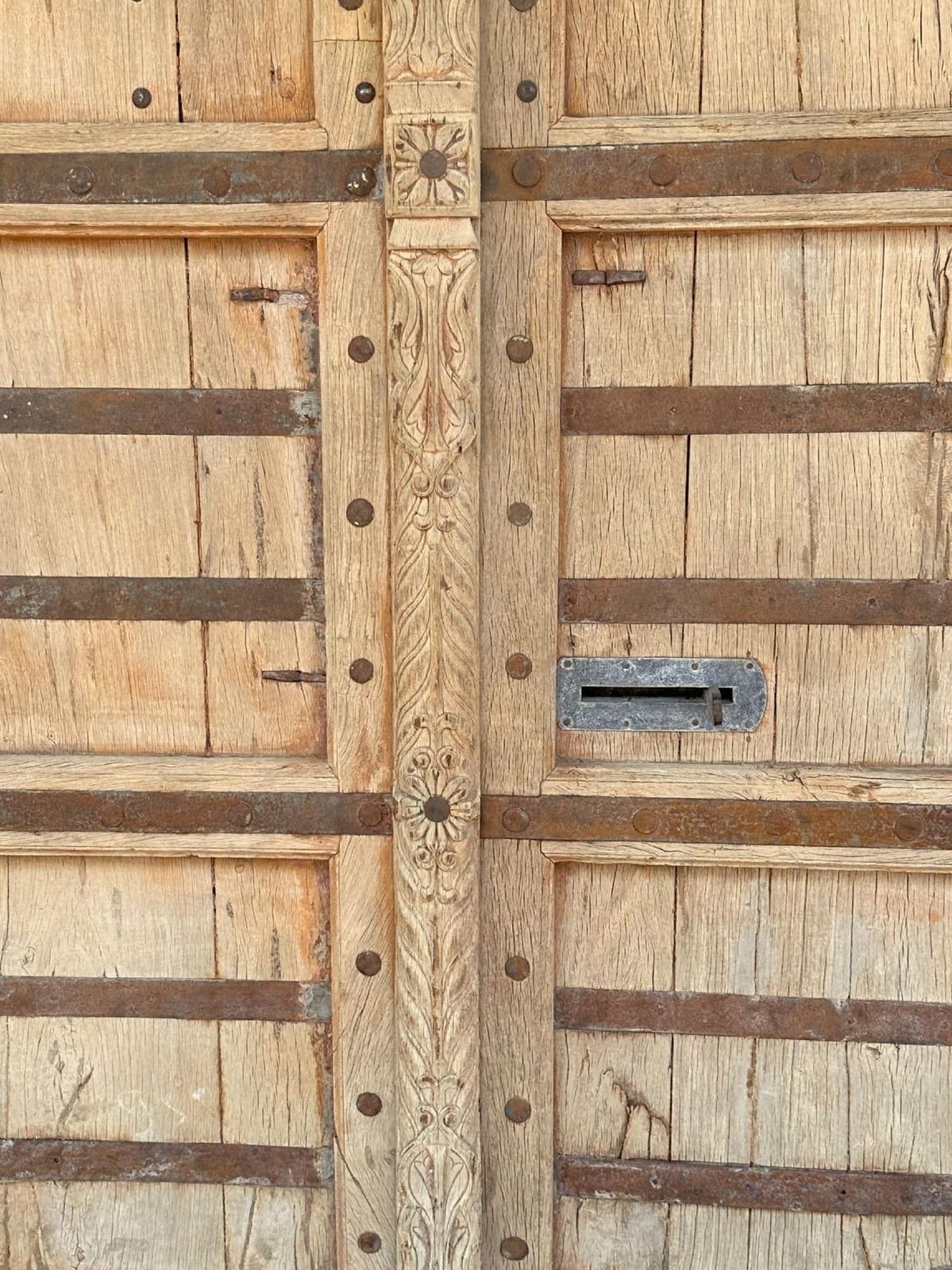 Bleached Wood Antique Door, Thar Desert photo for sale