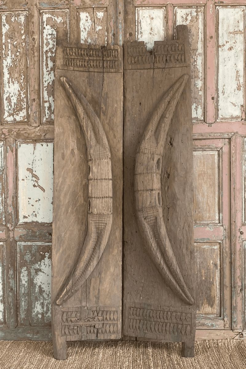 Rare Set Of Tribal Doors From Nagaland