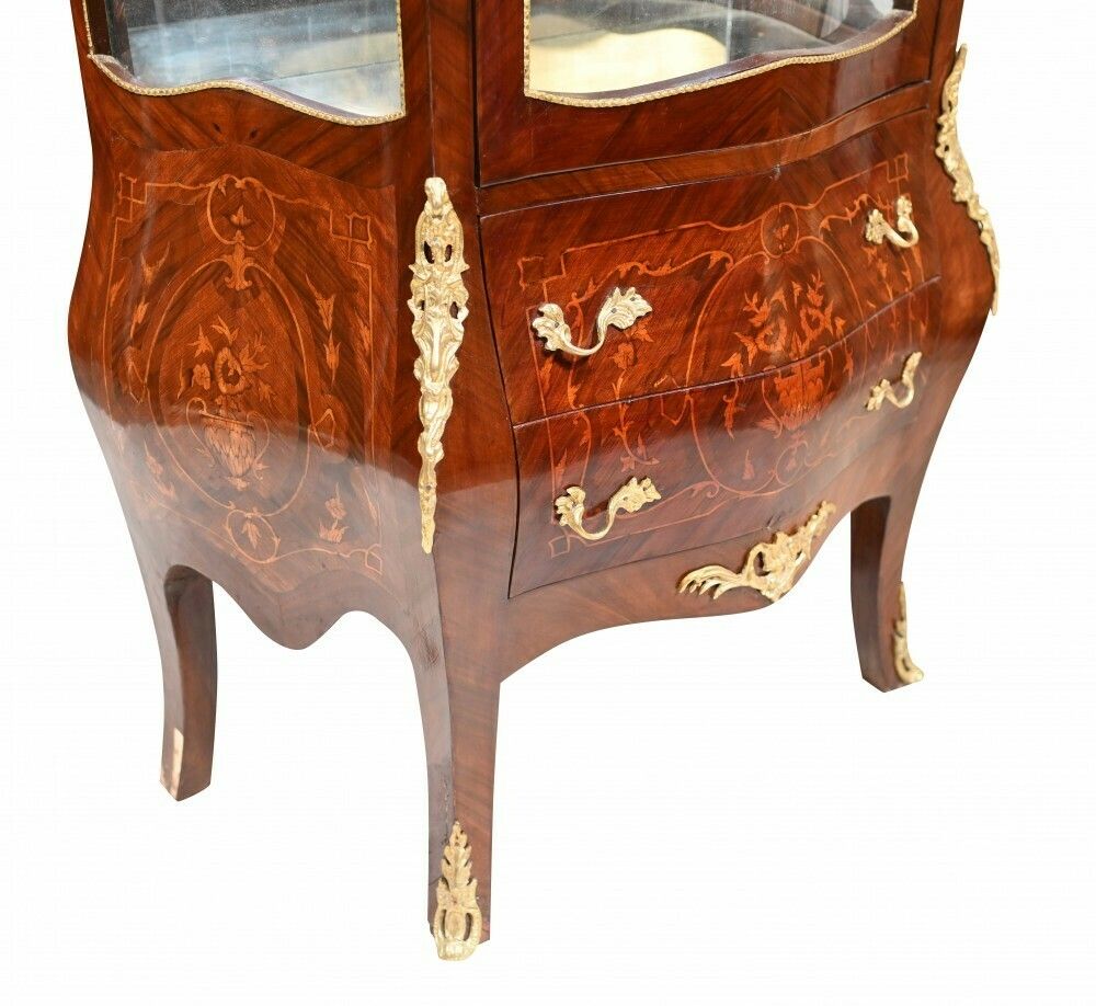 French Display Cabinet   Empire Glass Fronted Bijouterie photo for sale