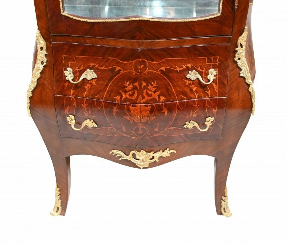 French Display Cabinet   Empire Glass Fronted Bijouterie photo buy
