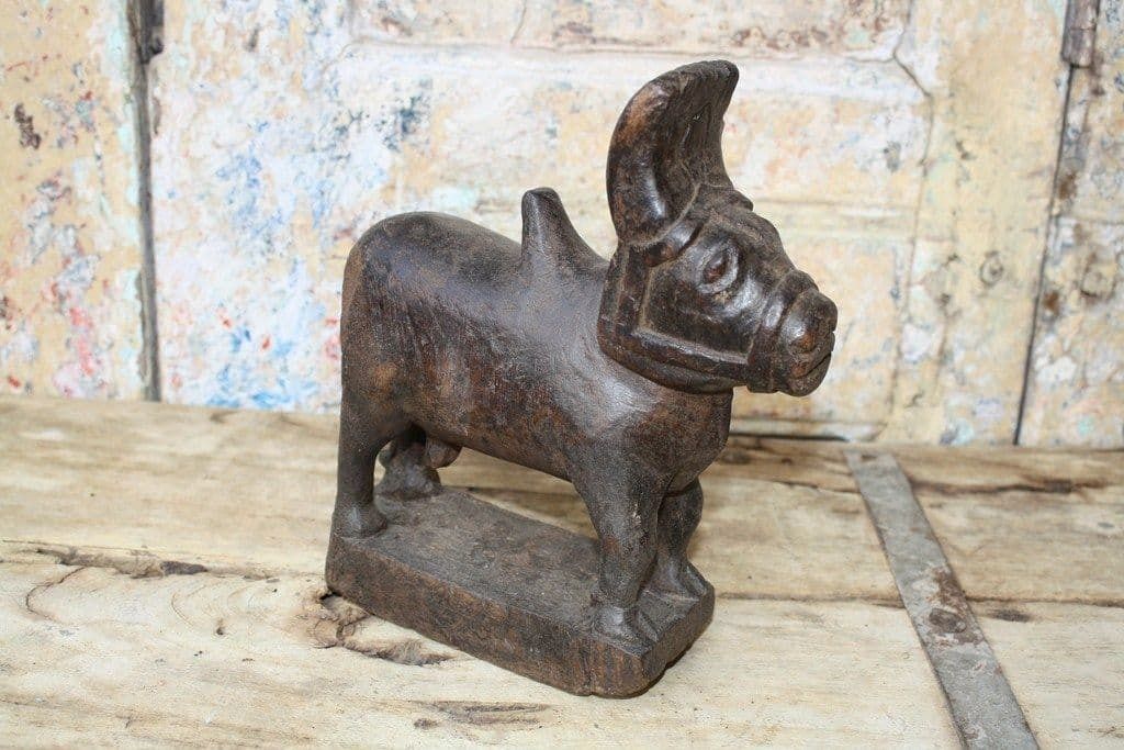 Old Tribal Nandi Bull, African photo furniture