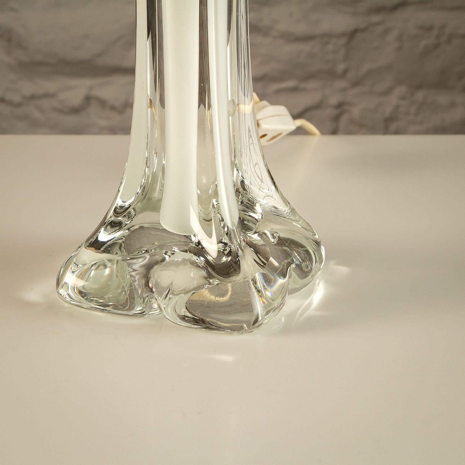 Glass Lamp By Paul Kedelv For Flygsfors Glasbruk, Sweden, 1960s photo buy