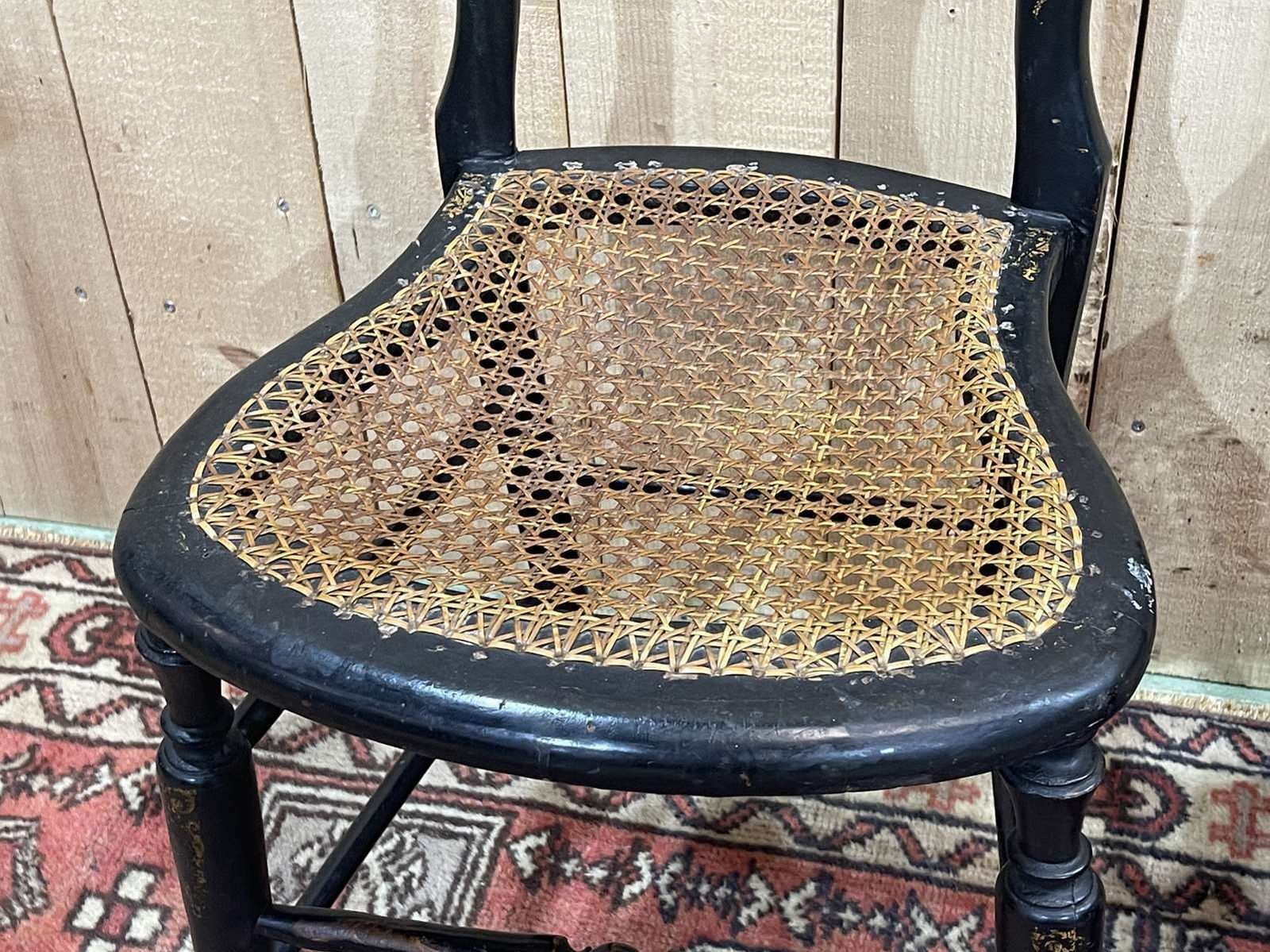 Pair Of Napoleon III 19th Century Chairs In Norci Wood And Mother Of Pearl Inlay photo Furniture