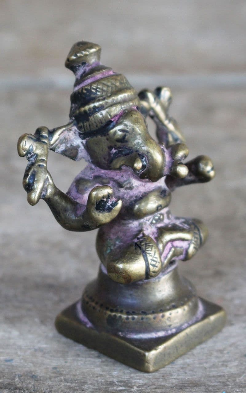 19th Century Tribal Bronze Statue Of Ganesha photo furniture