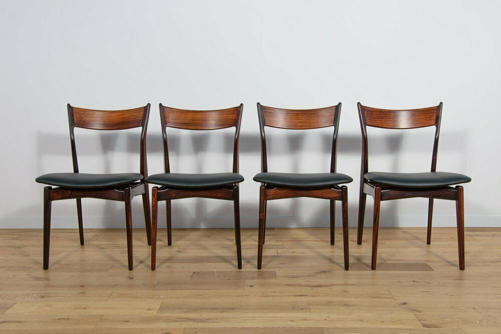 Mid Century Rosewood Dining Chairs By H. P. Hansen For Randers Møbelfabrik, 1960s, Set Of 4 photo buy