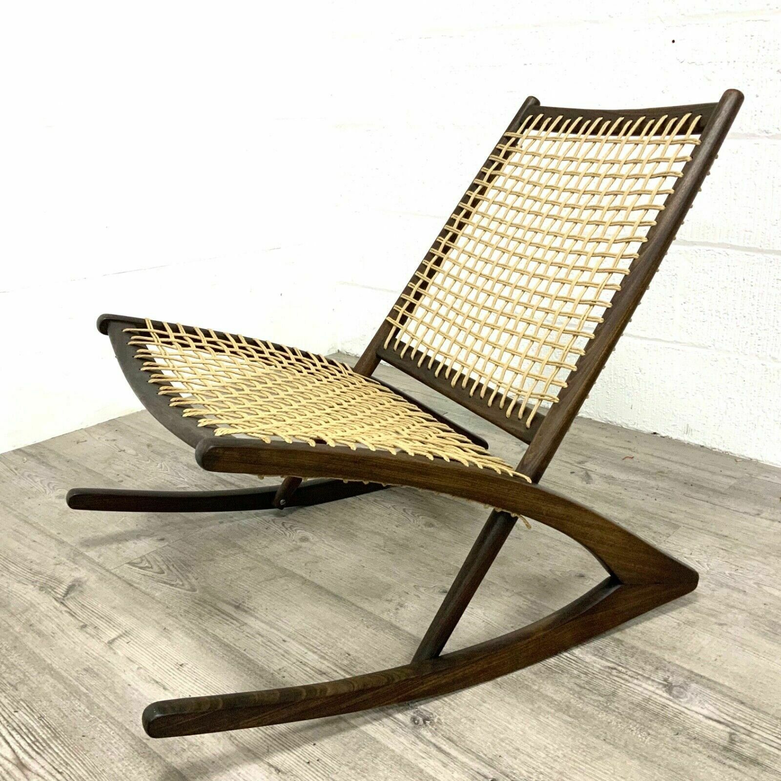 Danish Style Rocking Chair Model 599 By Frederik Kayser For Vatne Mobler Norway photo for sale