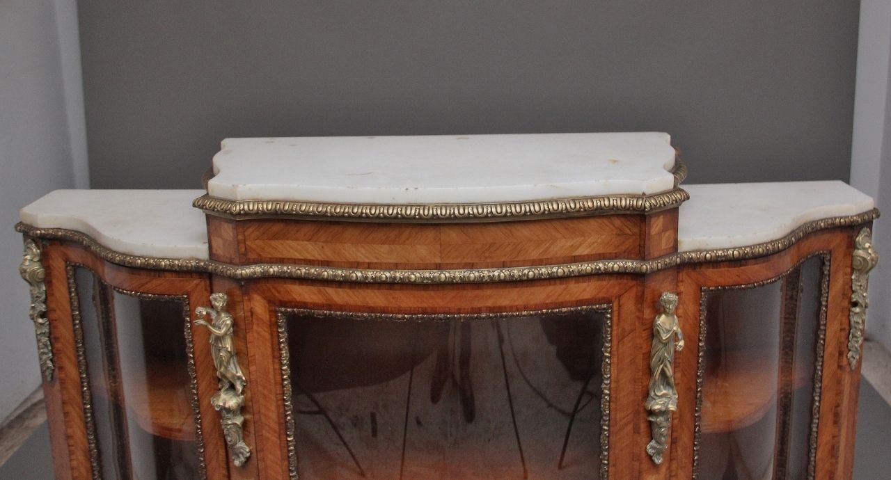 19th Century Kingwood And Marble Top Credenza photo Furniture