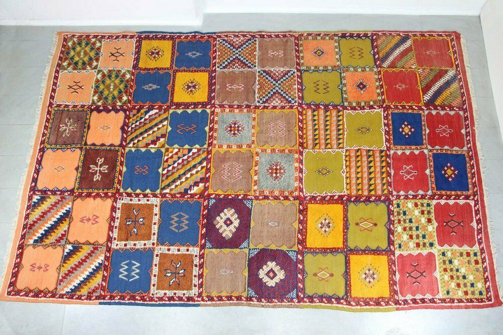 Large Turkish Colourful Rug, 1800s photo for sale