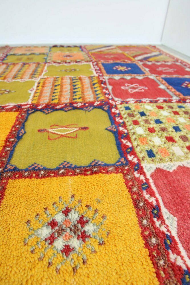 Large Turkish Colourful Rug, 1800s photo vintage