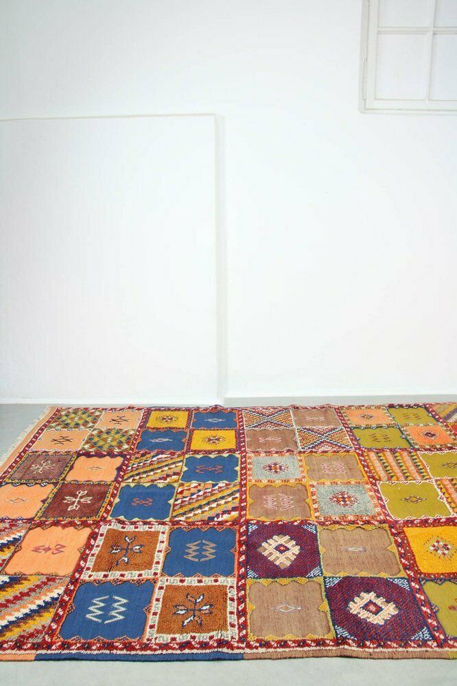 photo vinterior Large Turkish Colourful Rug, 1800s