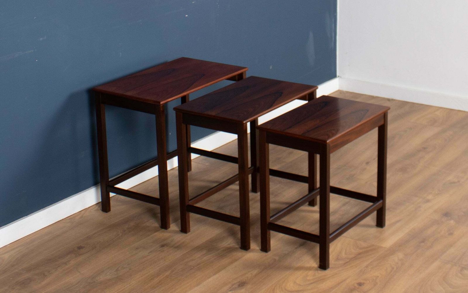 Retro Teak 1960s Mid Century Nest Of Tables Coffee Tables By E W Bach Odense Møbelfabrik photo Furniture