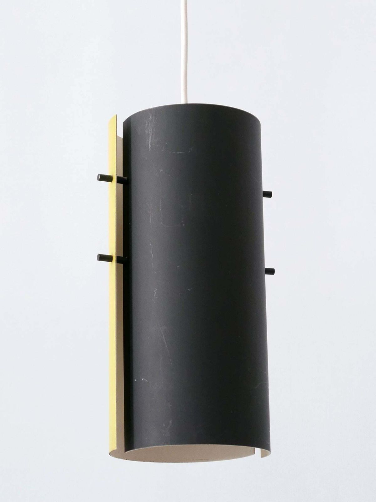 photo for sale Lovely Midcentury Modern Bi Colour Pendant Lamps Or Hanging Lights Germany 1960s