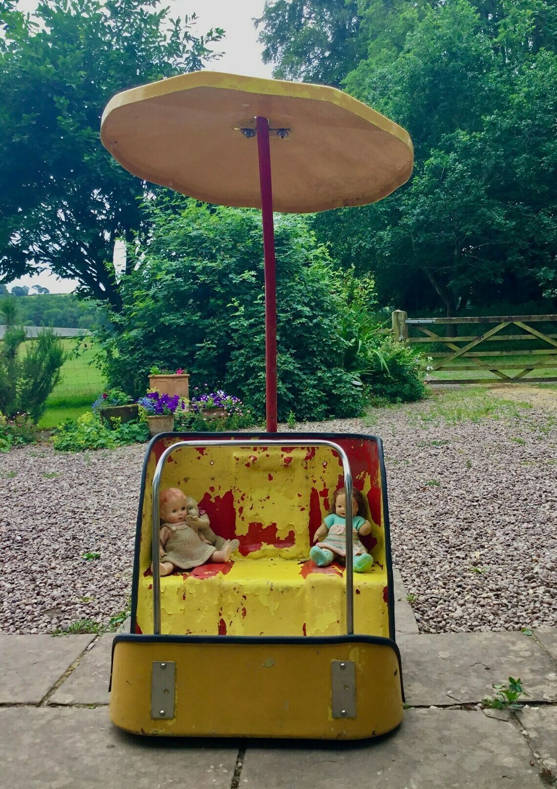 Wonderful Vintage 1950’s Fairground Carousel Chair photo furniture
