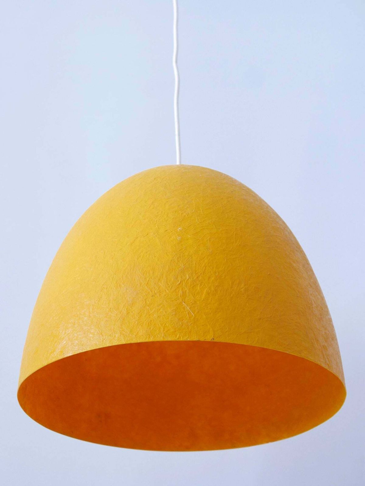 photo for sale Rare Mid Century Modern Fibreglass Pendant Lamp Or Hanging Light Germany 1970s