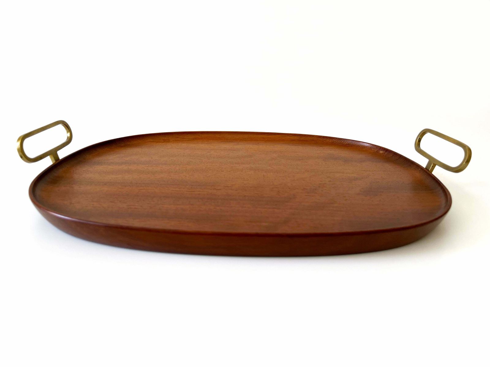 Extremely Rare Mid Century Modern Teak Serving Tray By Carl Auböck Austria 1950s photo Home Decor