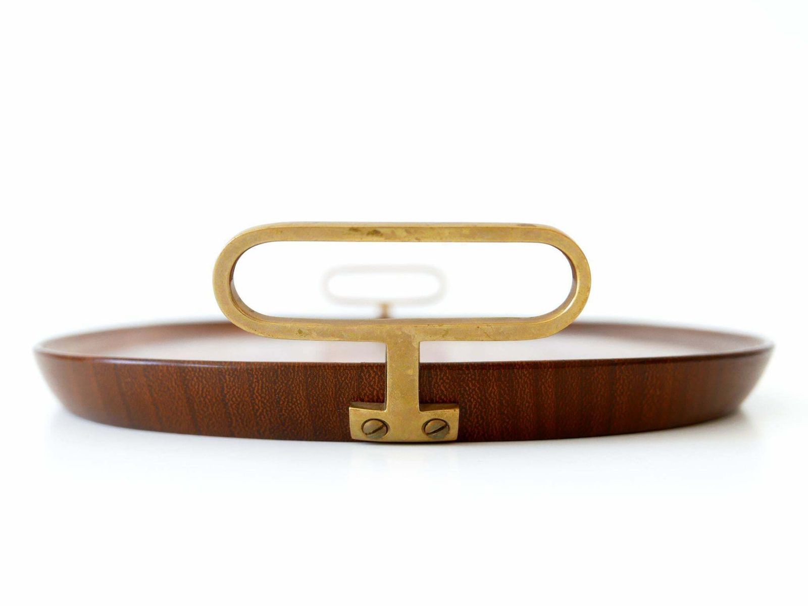 Home Decor Extremely Rare Mid Century Modern Teak Serving Tray By Carl Auböck Austria 1950s photo