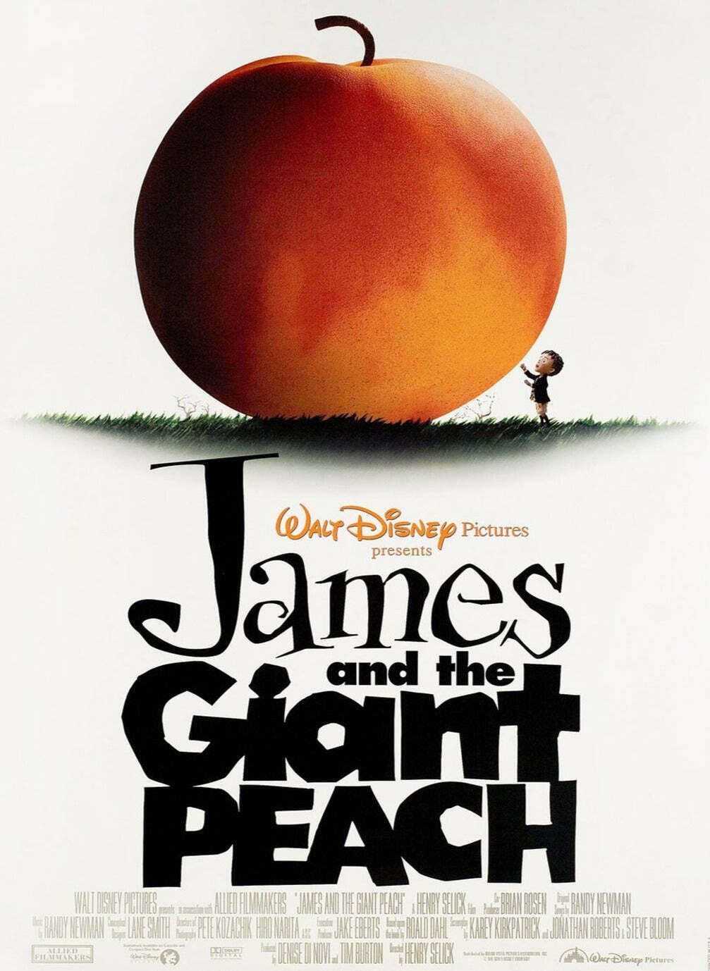 James And The Giant Peach Original Vintage Poster