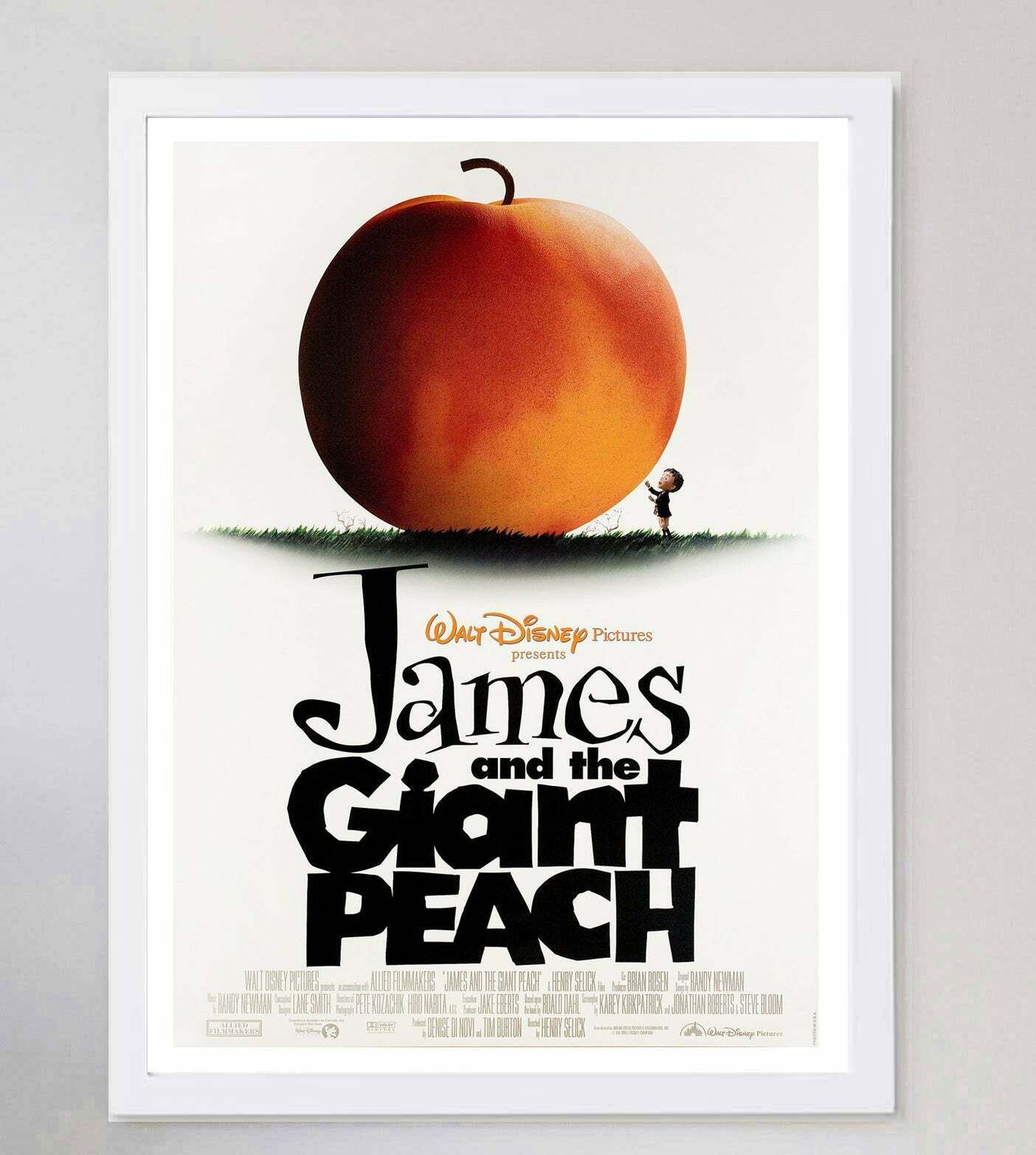 James And The Giant Peach Original Vintage Poster photo for sale