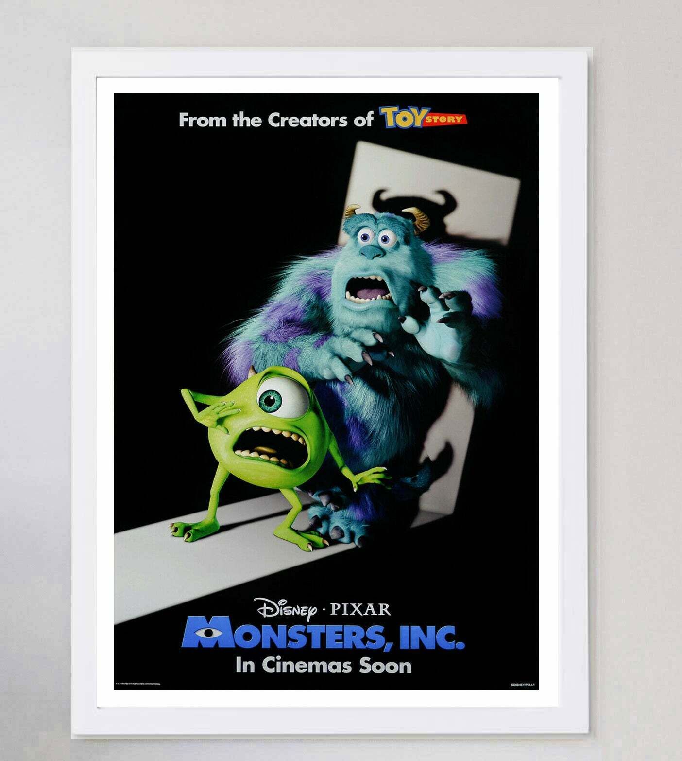 Monsters Inc. Original Vintage Poster photo for sale