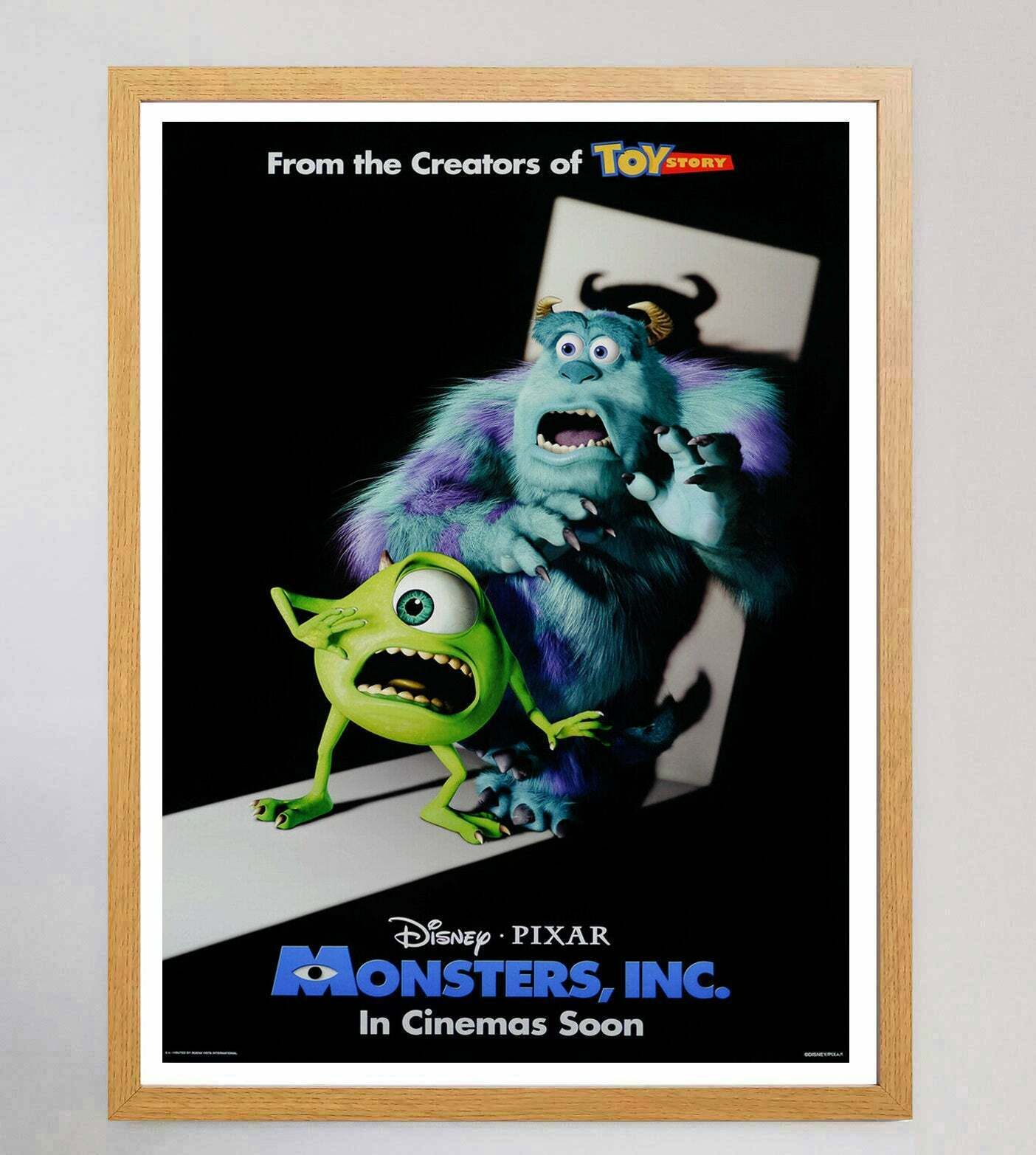 Monsters Inc. Original Vintage Poster photo Art