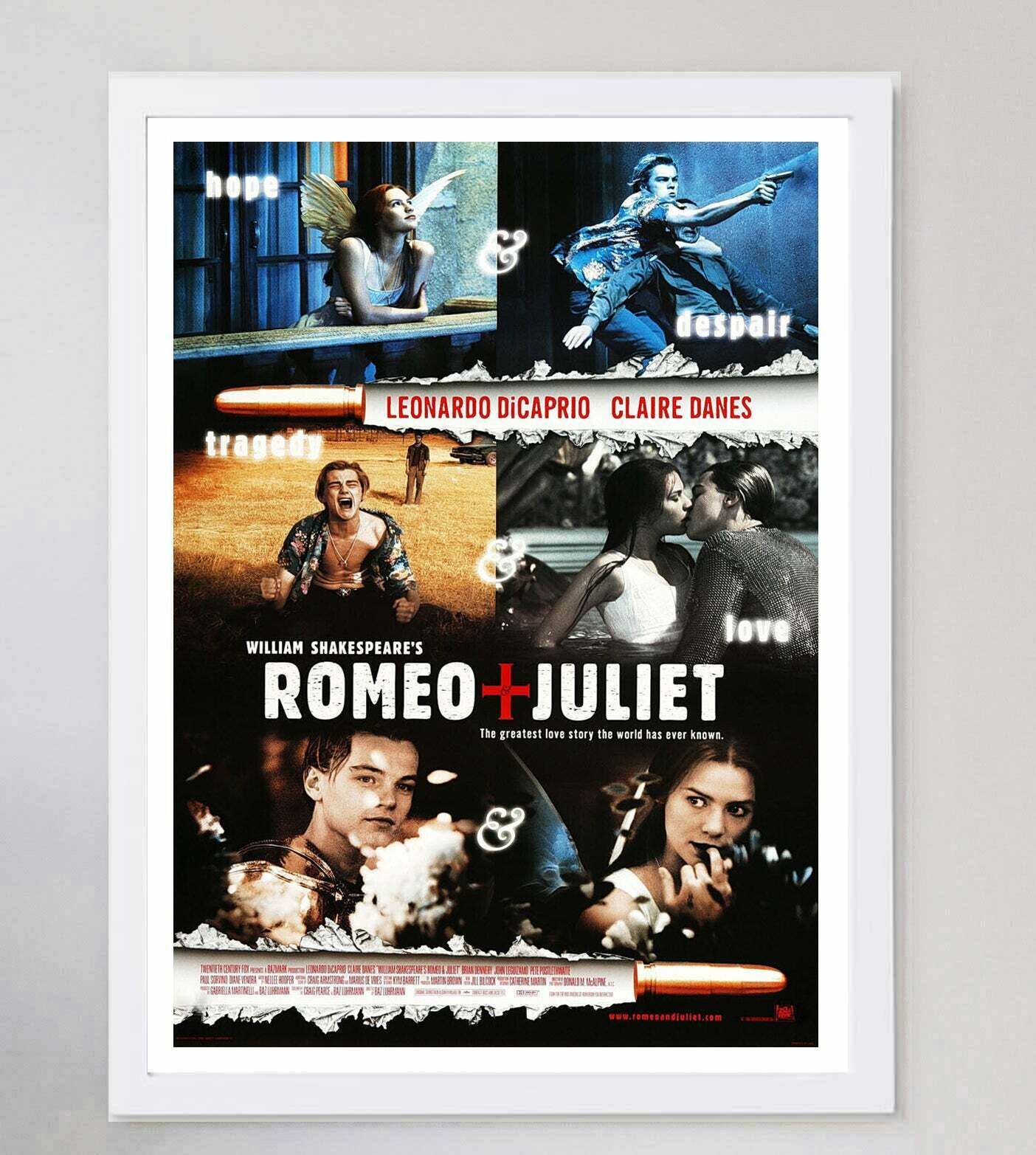 Romeo + Juliet Original Vintage Poster photo for sale