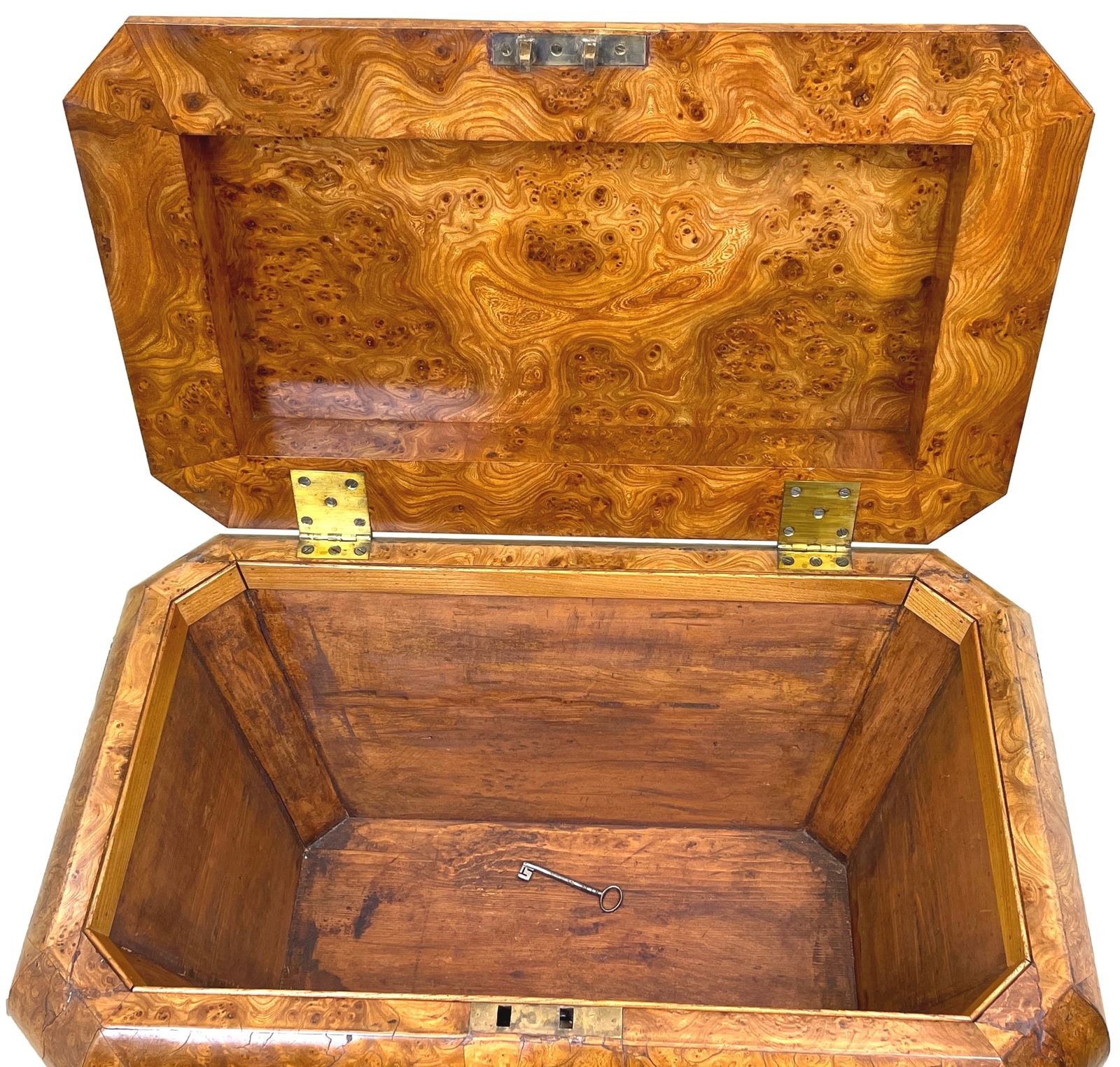 Regency 19th Century Burr Elm Cellarette (England, Circa 1835) photo Home Decor