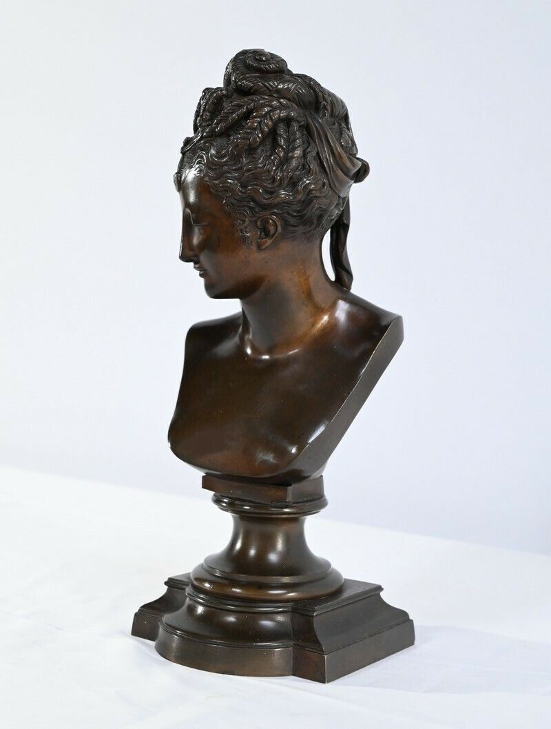 Bronze Bust Of Diane De Poitiers, After J.Goujon   Late 19th Century photo for sale