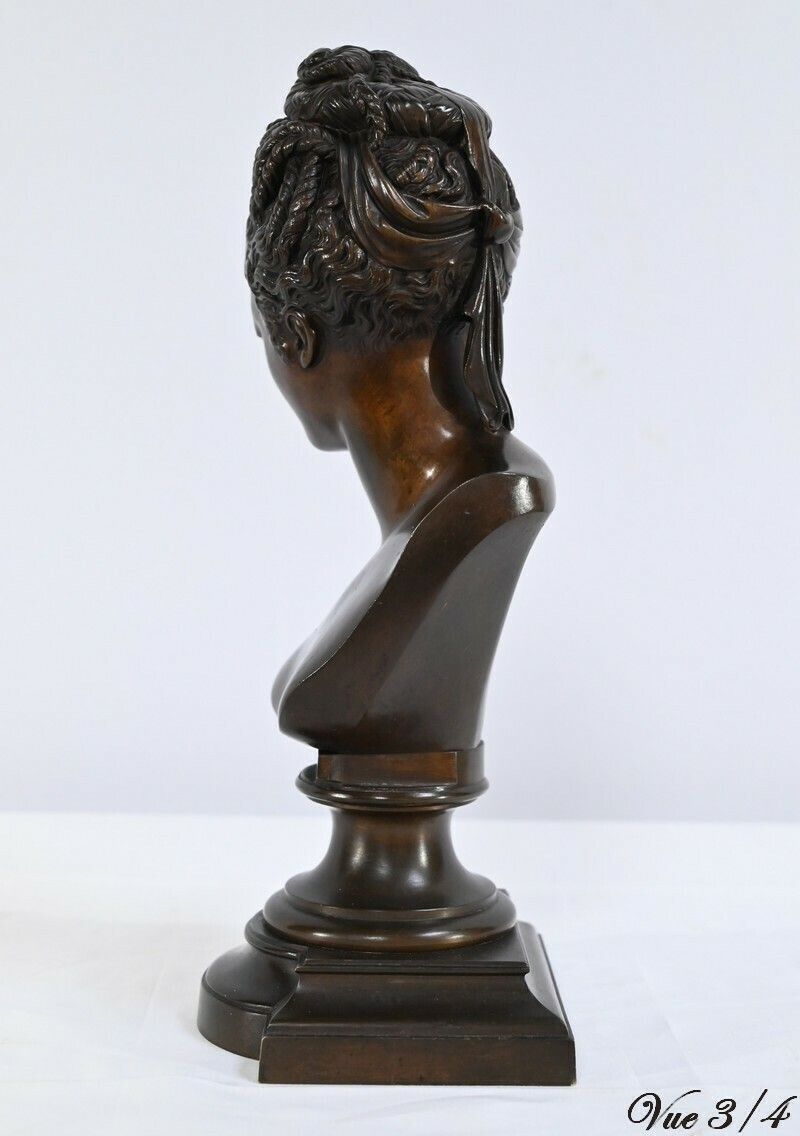 photo vinterior Bronze Bust Of Diane De Poitiers, After J.Goujon   Late 19th Century
