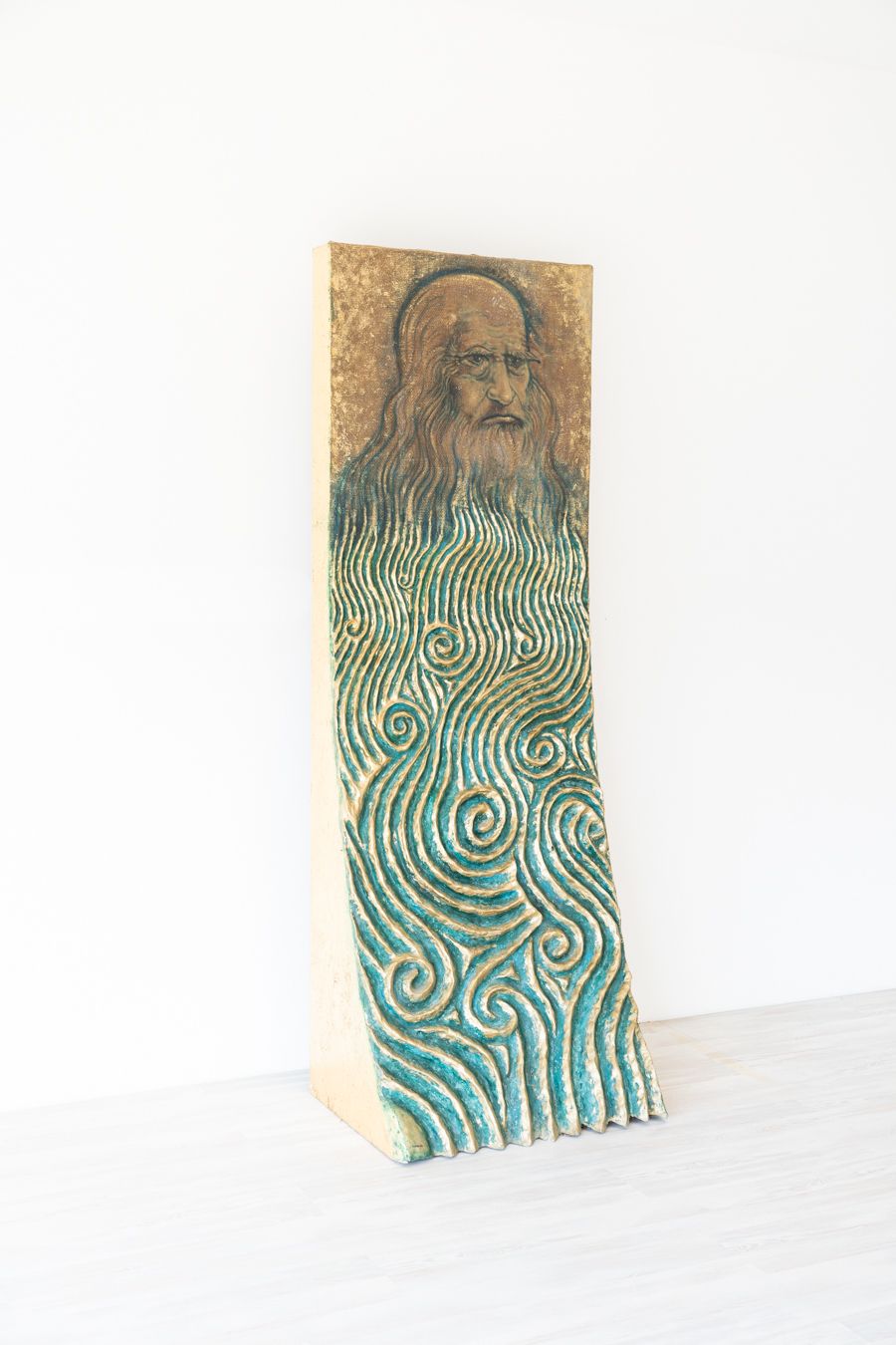 photo vinterior Vorticoso Vinci Portrait, Artist Nicola Tuniz, 2019, Artist Nicola Tuniz, 2019