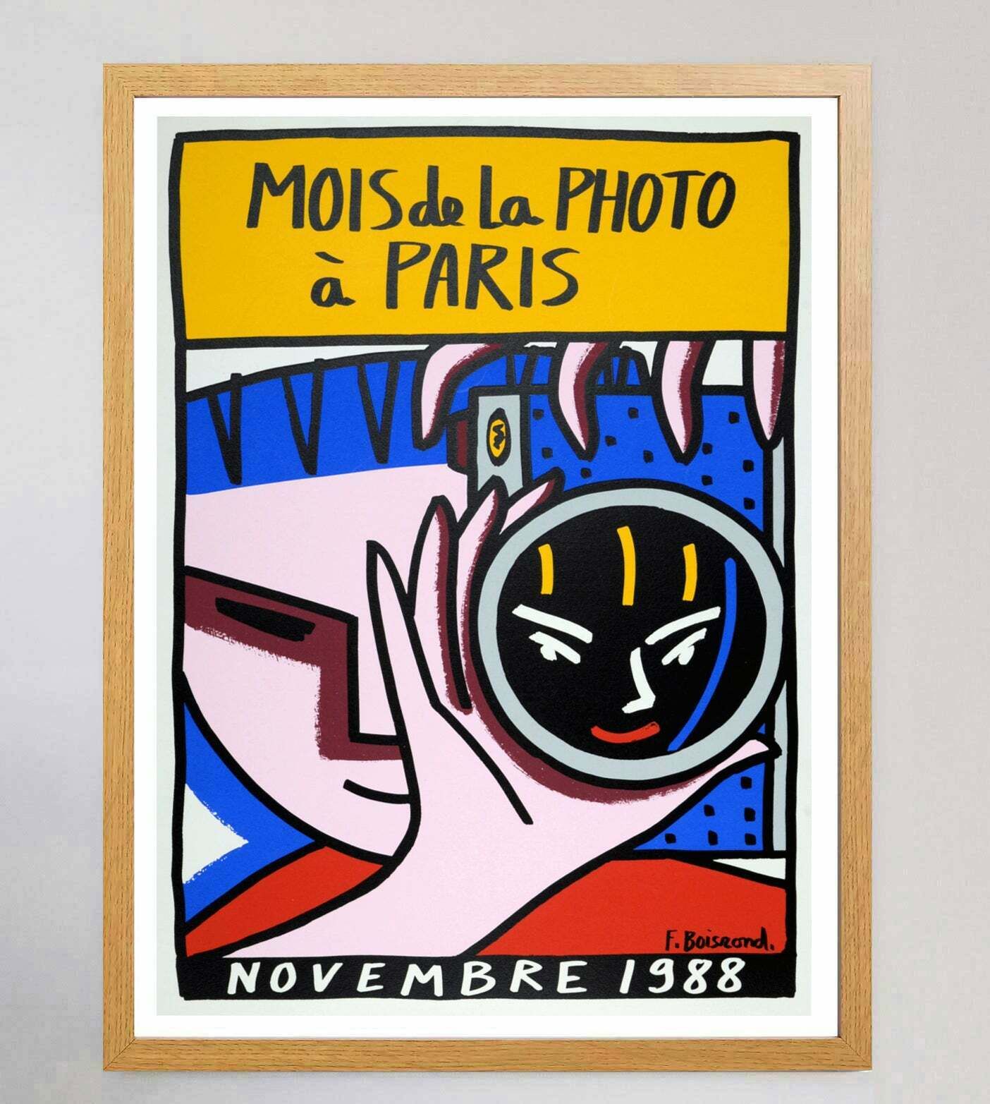 Expo 88   Mois De La Photo Original Vintage Poster photo Art