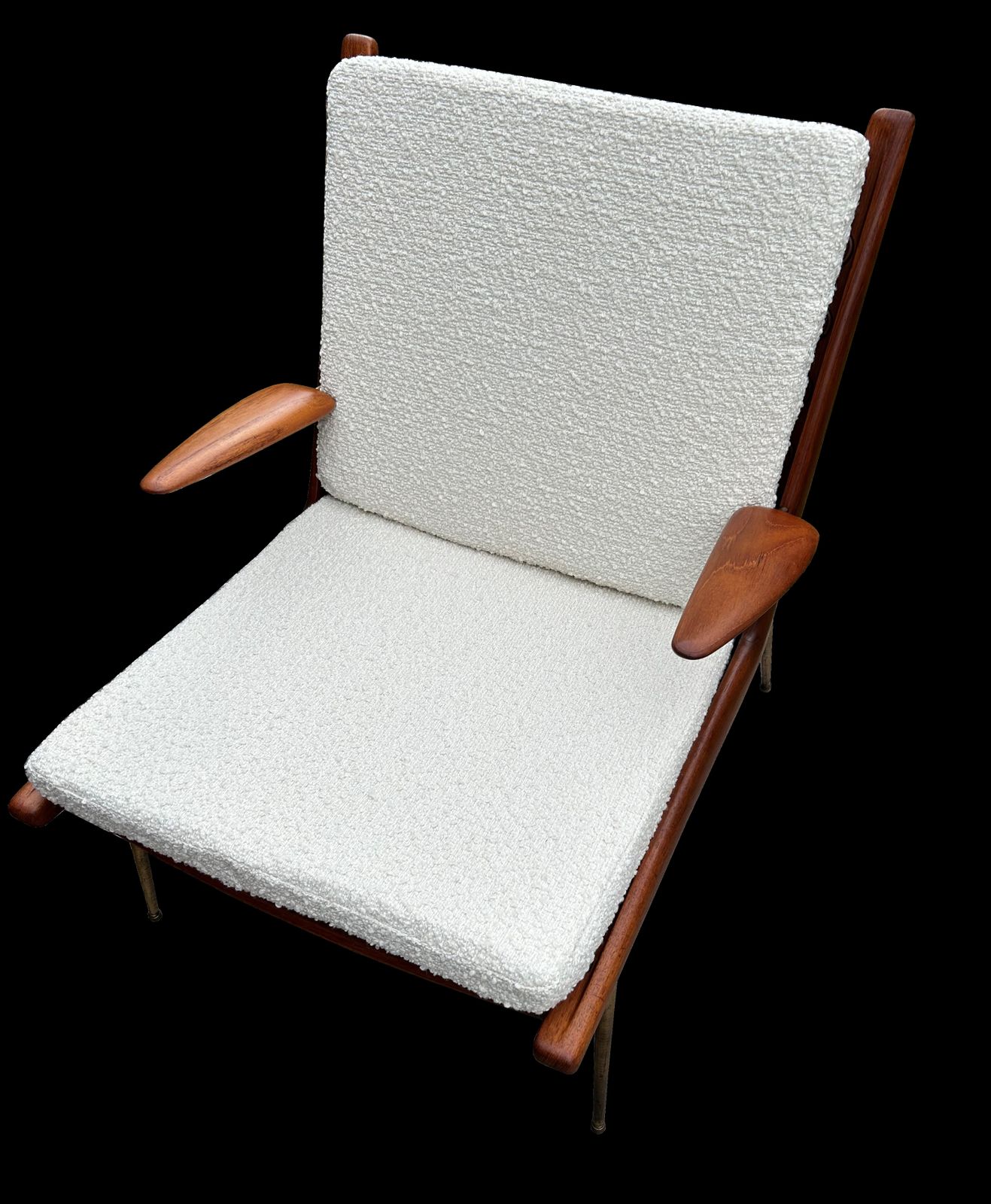 Boomerang Chair With Arms By Peter Hvidt And Orla Molgaard Nielsen For France & Son photo vinterior