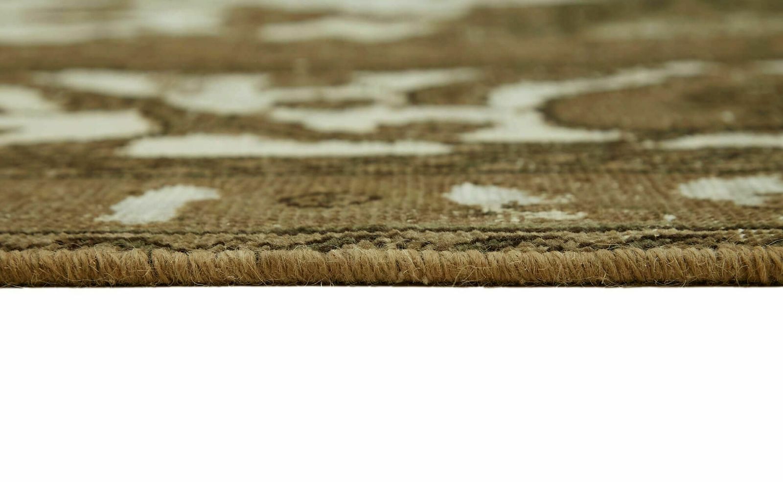 Handgemaakt Beige Vintage Groot Vloerkleed ( 365 x 290 cm ) photo vintage